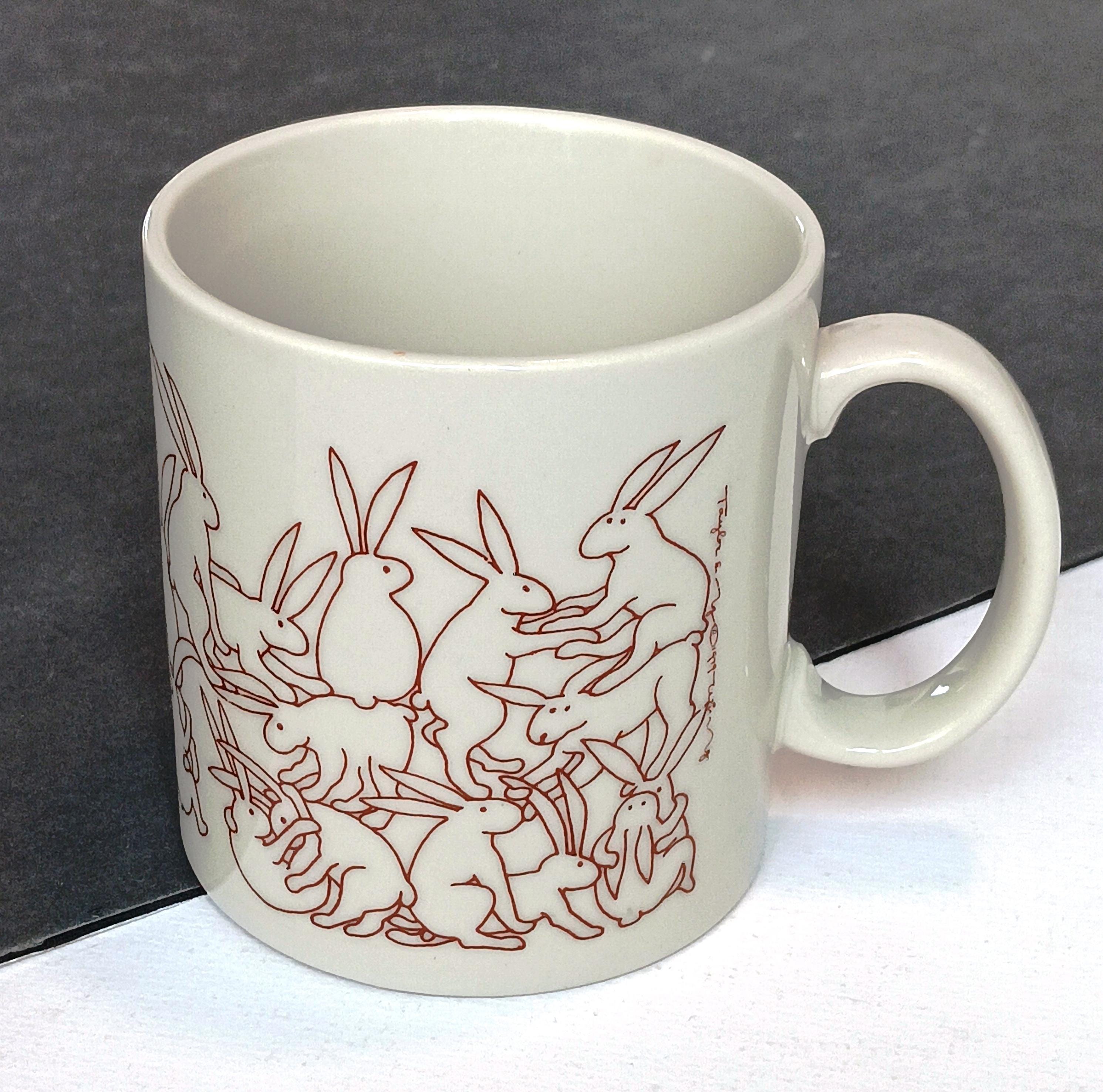 Original 1979 Taylor & Ng Naughty Rabbits Mug, Brown Line Drawings, Made in  Japan, Vintage Taylor and Win San Francisco, Risqu Bunny Orgy - Etsy