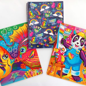 Lisa Frank Office | Y2K Early 2000s Lisa Frank Notebook Keychains Set of 5 Open Package Read Desc | Color: Blue/Pink | Size: Os | Basictobougie's