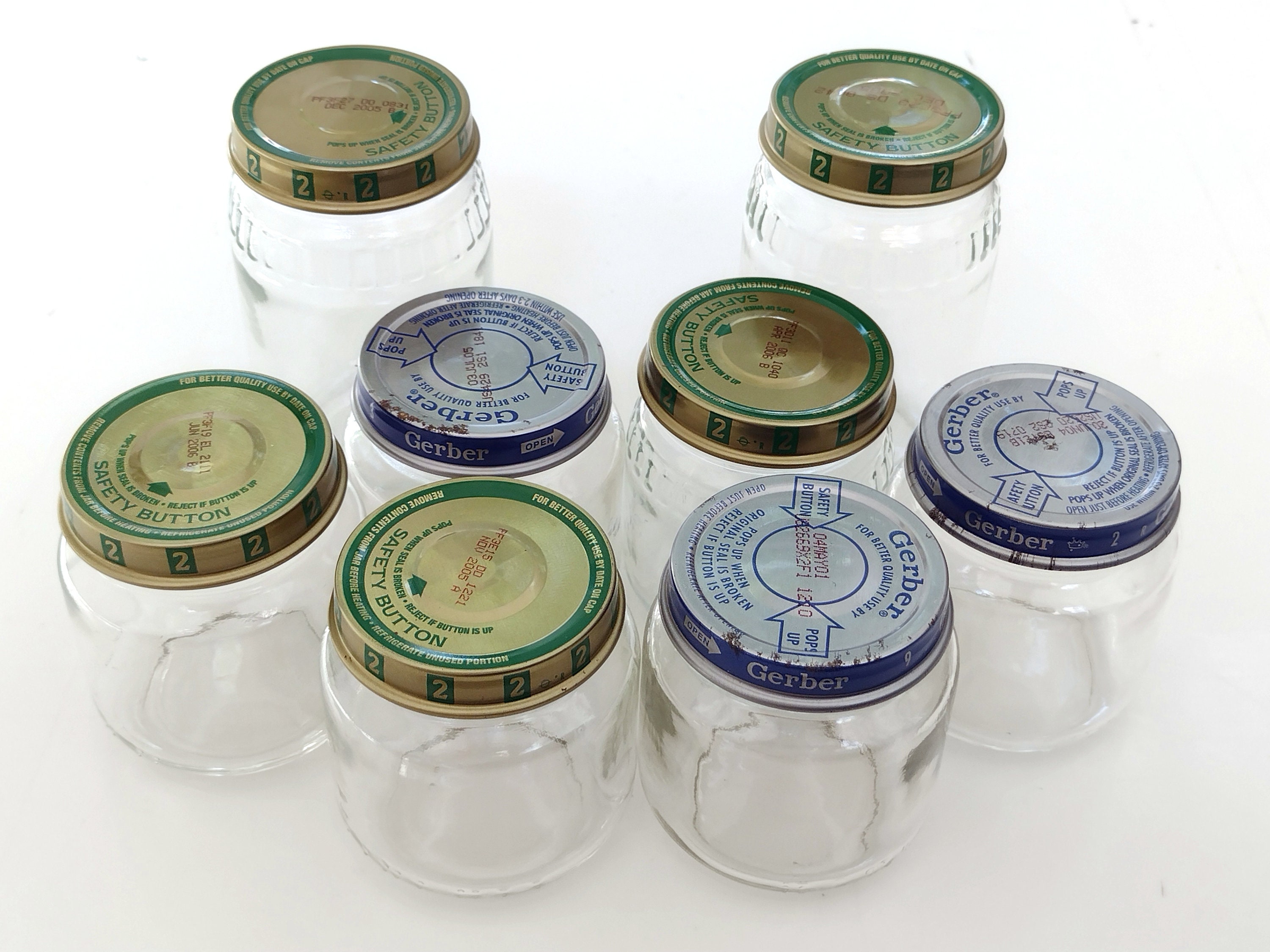 Glass Baby Food Jars