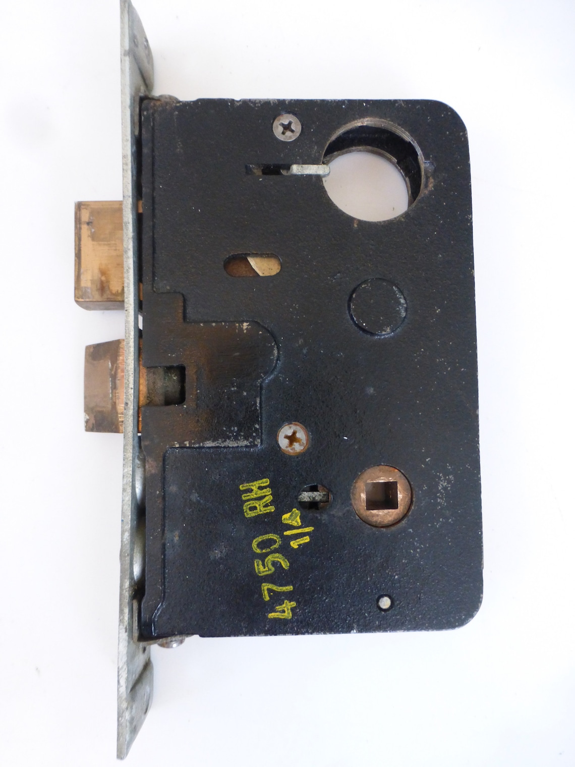 Old Vintage Yale RH Entry Mortise Lock Deadbolt Door Knobs & Etsy