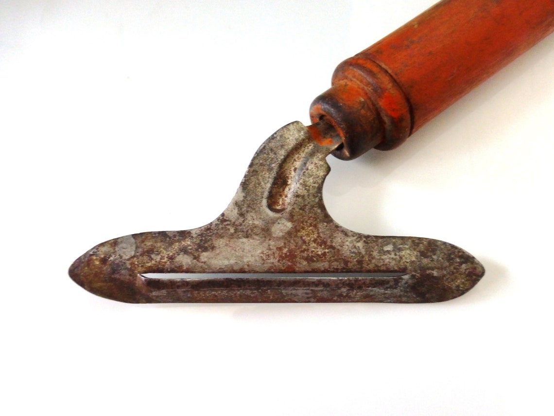 Rare Early 1900's Vegetable/fruit Peeler Orange Painted Etsy Singapore