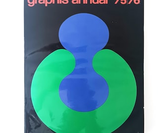 Graphis Annual 75/76: The International Annual of Advertising and Editorial Graphics, hardcover met stofomslag