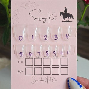 Sizing Kit | Acrylic Press On Nail Set