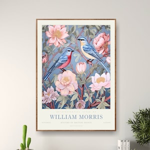 William Morris Peony Print Canvas option available