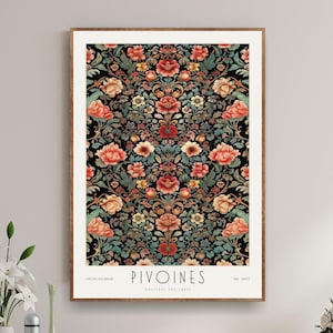 William Morris Exhibition Print, William Morris Print, William Morris Poster, Vintage Wall Art, Vintage Poster