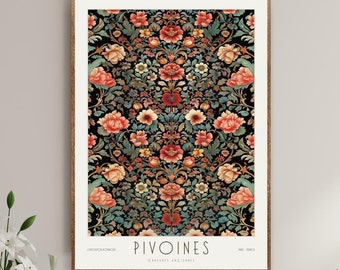 William Morris Exhibition Print, William Morris Print, William Morris Poster, Vintage Wall Art, Vintage Poster