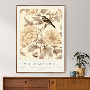 William Morris Print, Housewarming Gift, Botanical Poster, Large Floral Wall Art