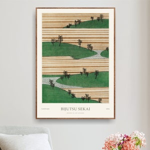 Minimalist Wall Art, Japanese Print, Woodblock Poster, Exhibition Poster,Modern Wall Art