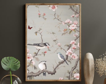 Trendy Chinoiserie wall art