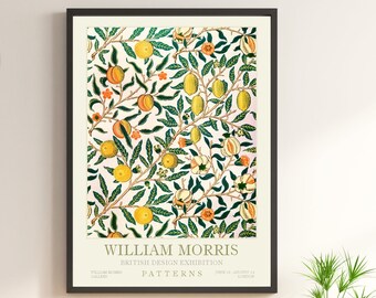 William Morris Print, Gallery Wall Art, Exhibition Poster, Museum Poster, Art Nouveau Poster