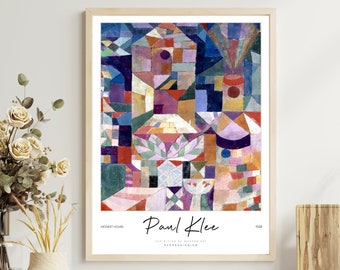Paul Klee Art Print, Gallery Modern Wall Art Exhibition Museum Poster