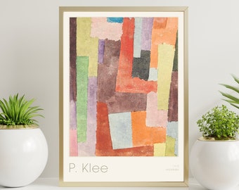 Paul Klee Art Print, Gallery Modern Wall Art Exhibition Museum Poster