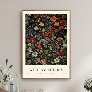 William Morris Botanical Floral Extra Large Wall Art Print