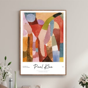 Modern Wall Art, Paul Klee Exhibition Poster, Paul Klee Art Print, Pattern Art, Abstract Decor