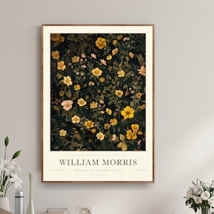 William Morris Botanical Floral Extra Large Wall Art Print