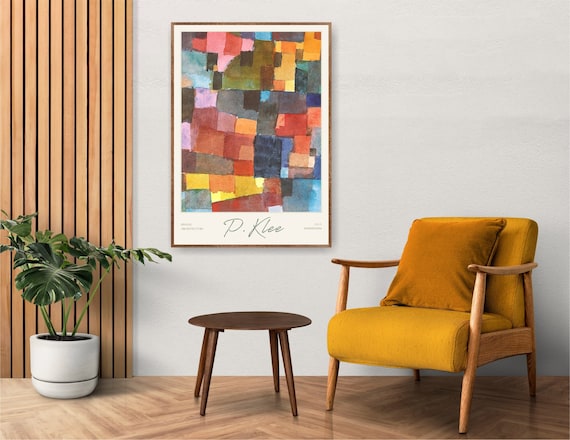 Paul Klee Print Modern Wall Art Museum Poster Trendy Wall Art Exhibition Poster