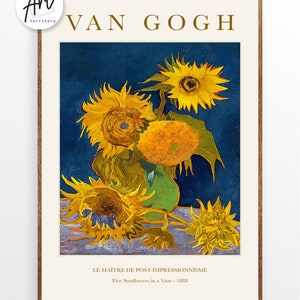 Van Gogh Set of 3 Poster Prints Gallery Wall Art Exhibition Paintings image 5