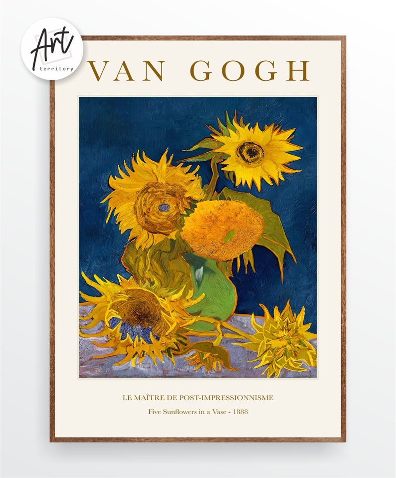 Van Gogh Set of 3 Poster Prints Gallery Wall Art Exhibition Paintings image 5