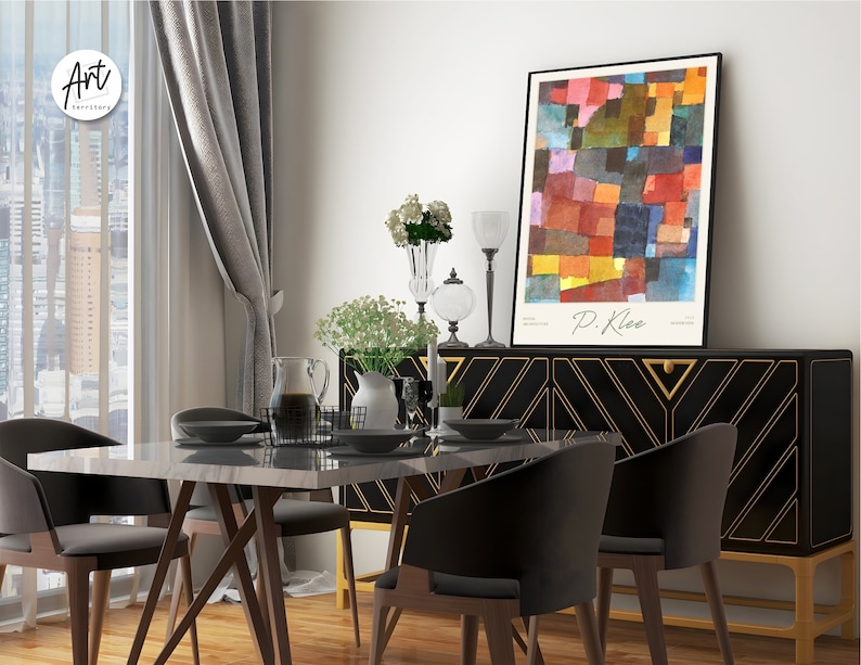 Paul Klee Print Modern Wall Art Museum Poster Trendy Wall Art Exhibition Poster imagen 3