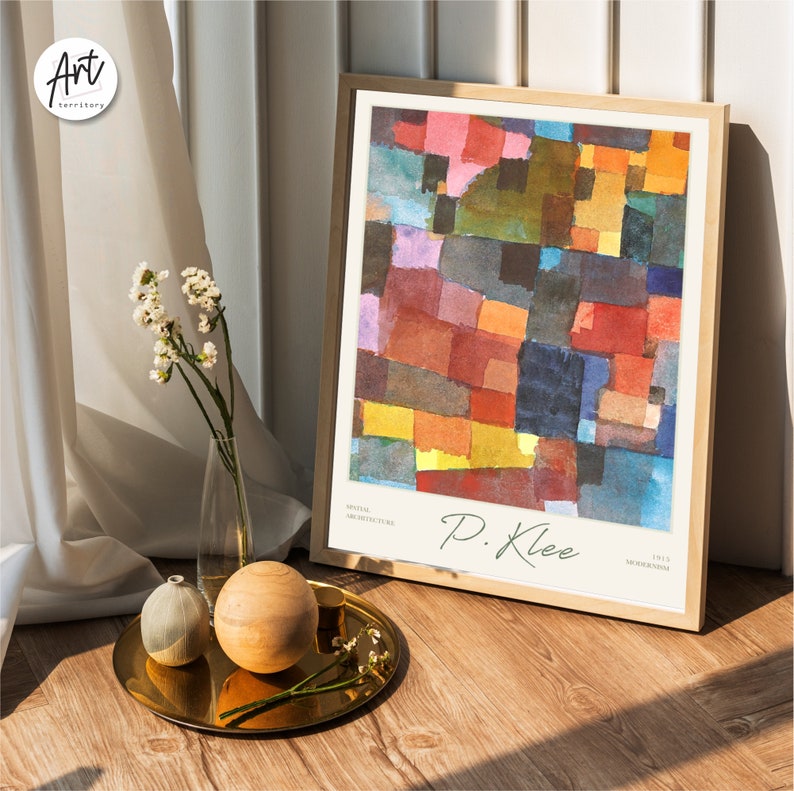 Paul Klee Print Modern Wall Art Museum Poster Trendy Wall Art Exhibition Poster imagen 7