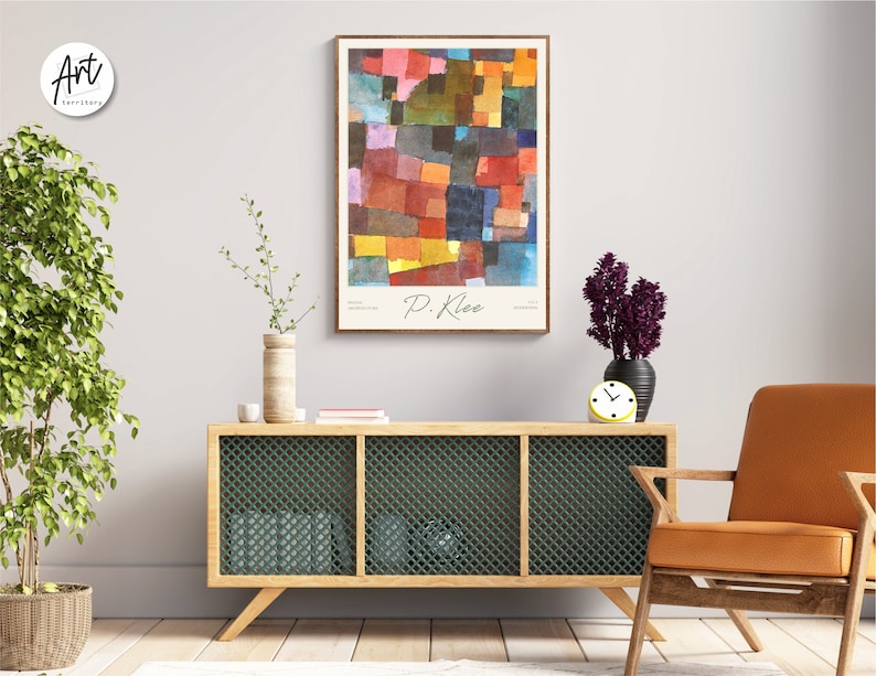 Paul Klee Print Modern Wall Art Museum Poster Trendy Wall Art Exhibition Poster imagen 2