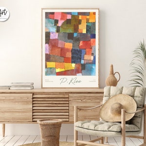 Paul Klee Print Modern Wall Art Museum Poster Trendy Wall Art Exhibition Poster imagen 6