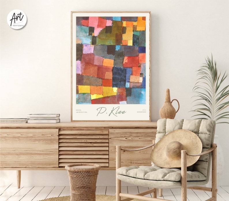 Paul Klee Print Modern Wall Art Museum Poster Trendy Wall Art Exhibition Poster imagen 6