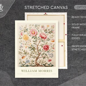 William Morris Exhibition Print, William Morris Print, William Morris Poster, Vintage Wall Art, Vintage Poster, Tree of life art