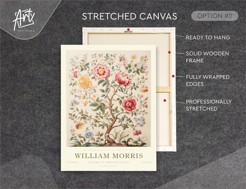William Morris Exhibition Print, William Morris Print, William Morris Poster, Vintage Wall Art, Vintage Poster, Tree of life art