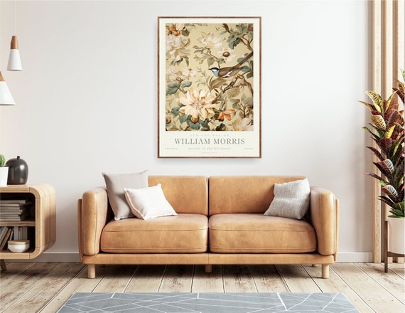 William Morris Print, Vintage Floral Wall Art, Botanical Trendy Wall Art Print, Large Museum Poster, Housewarming Gift, Bedroom Wall Art