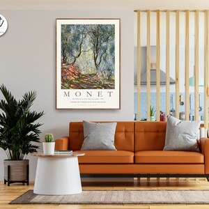 Monet Museum Poster, Exhibition Poster, Gallery Wall Print
