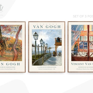 Van Gogh Print, Van Gogh Poster, Museum Exhibition Poster, Van Gogh Paintings, Van Gogh Wall Art, Modern Home Decor