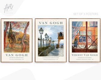 Van Gogh Print, Van Gogh Poster, Museum Exhibition Poster, Van Gogh Paintings, Van Gogh Wall Art, Modern Home Decor