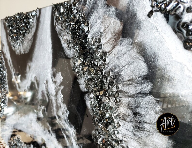 Extra Large Wall Art Resin Commission Painting Geode Wall Etsy