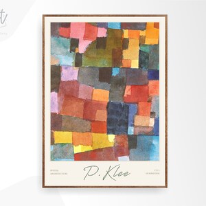 Paul Klee Print Modern Wall Art Museum Poster Trendy Wall Art Exhibition Poster imagen 4
