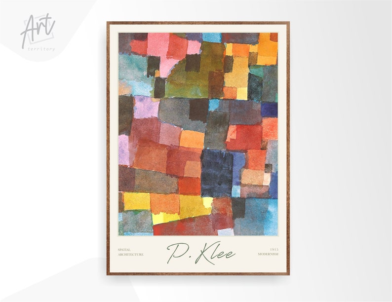 Paul Klee Print Modern Wall Art Museum Poster Trendy Wall Art Exhibition Poster imagen 4