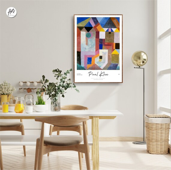 Modern Wall Art, Paul Klee Exhibition Poster, Paul Klee Art Print