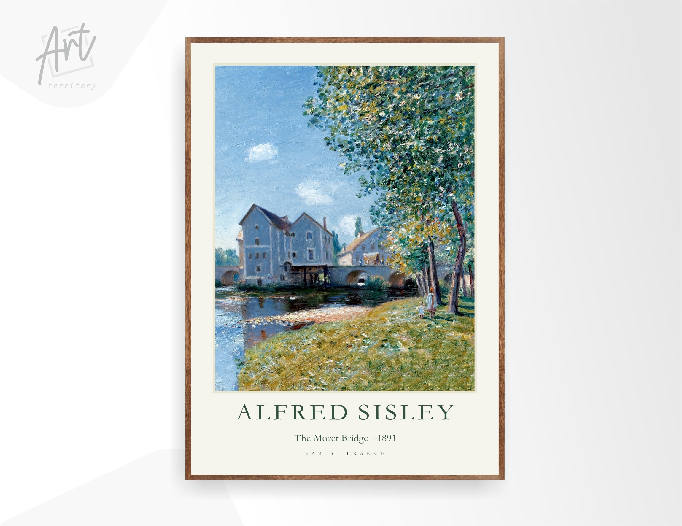 Alfred Sisley Modern Museum Art Print, Exhibition Gallery