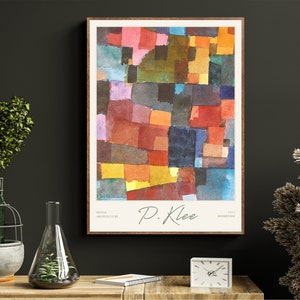 Paul Klee Print Modern Wall Art Museum Poster Trendy Wall Art Exhibition Poster imagen 8