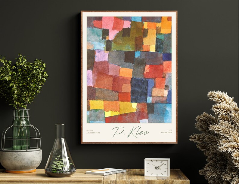 Paul Klee Print Modern Wall Art Museum Poster Trendy Wall Art Exhibition Poster imagen 8