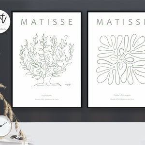 Henri Matisse Print Set of 2 Posters Exhibition Matisse Paintings Prints