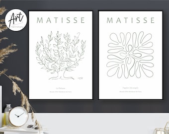 Henri Matisse Print Set of 2 Posters Exhibition Matisse Paintings Prints