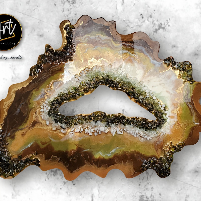 Resin Geode Wall Art - Etsy