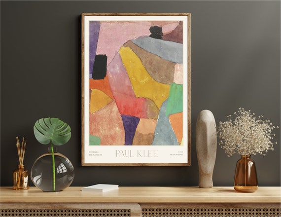 Paul Klee Mid Century Gallery Wall Art Exhibition Museum Poster