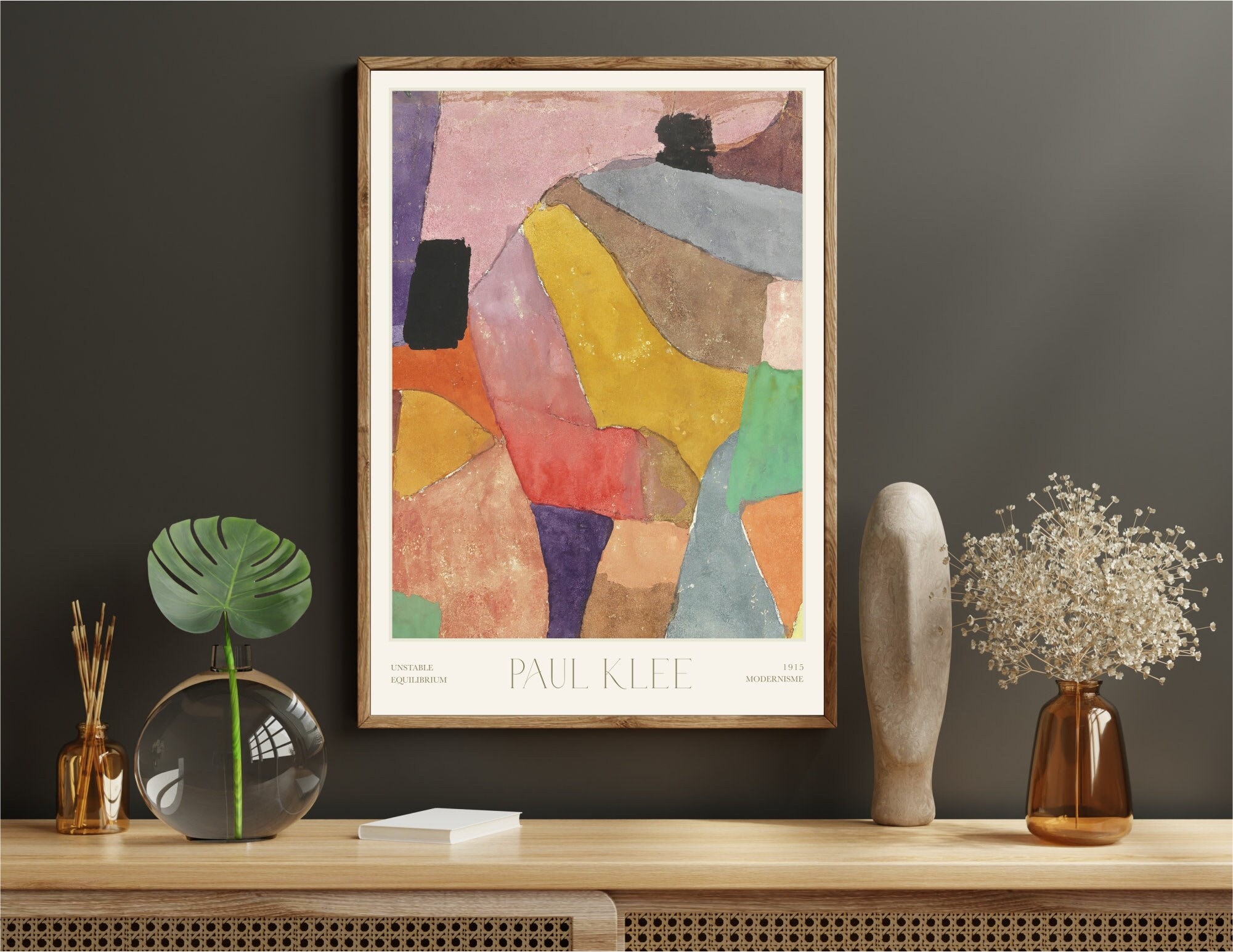 Paul Klee Mid Century Gallery Wall Art Exhibition Museum Poster