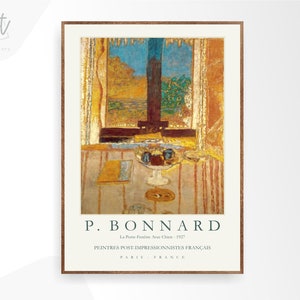 Pierre Bonnard - Modern Gallery Wall Art Print Mid Century Poster, Impressionist Art