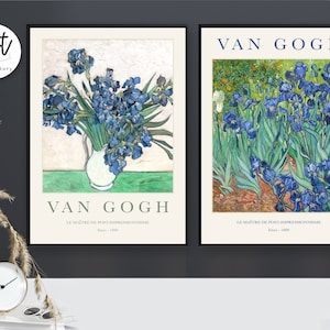 Van Gogh Poster Prints - Gallery Wall Museum Exhibition Decor
