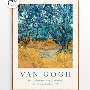 Van Gogh Set of 3 Poster Prints Gallery Wall Art Exhibition Paintings image 3