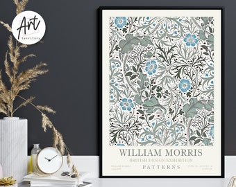 William Morris Tropical Botanical Jungle Plants Gallery Prints Poster Wall Art