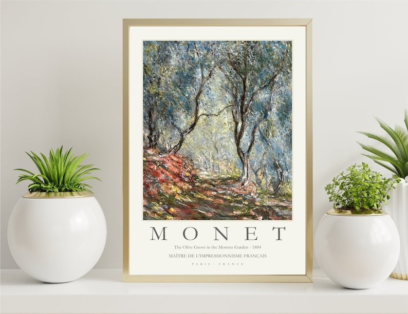 Monet Poster, Monet Print, Gallery Wall Print